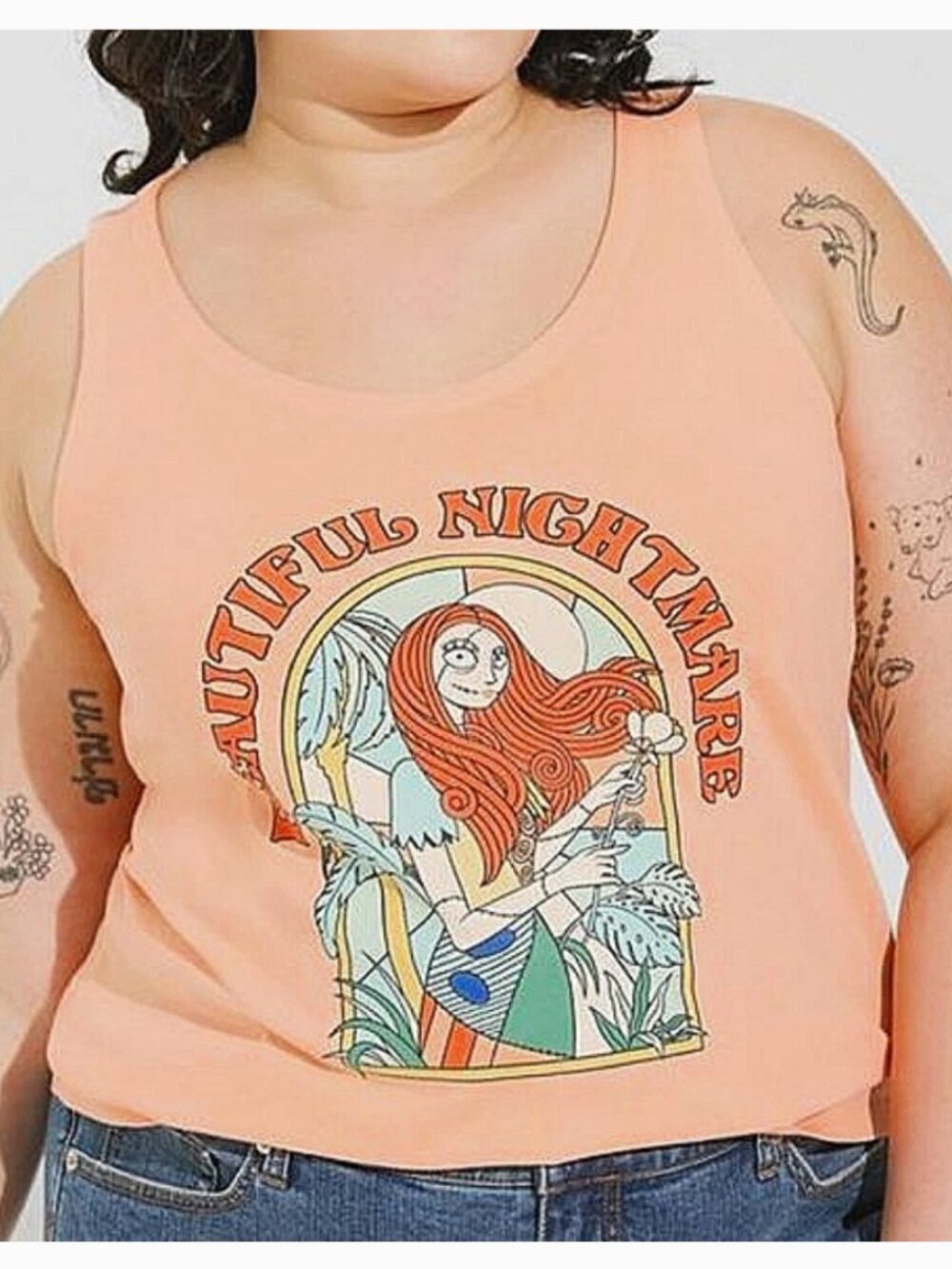 Torrid Disney The Nightmare Before Christmas Sally Cami Tank Top Size 2 (2X)